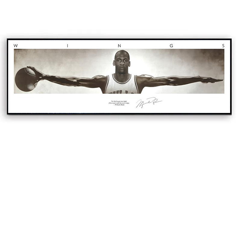 Michael Jordan Horizontal 3:1 WallArt