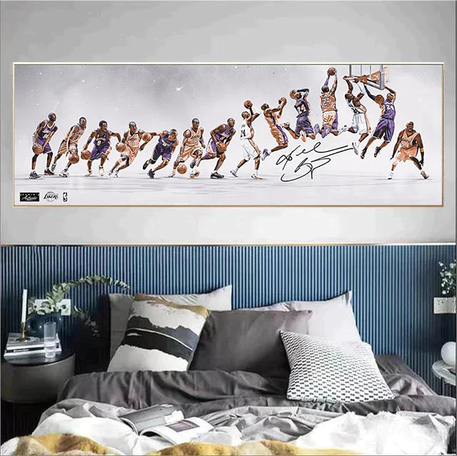 Arte de la pared de Kobe Bryant