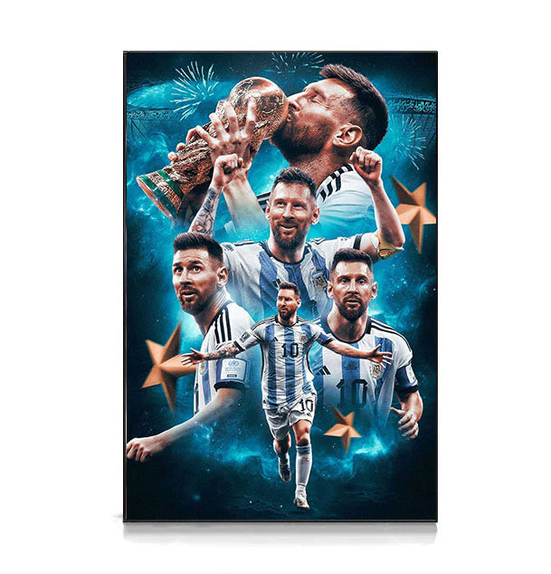 ART MURAL LIONEL MESSI