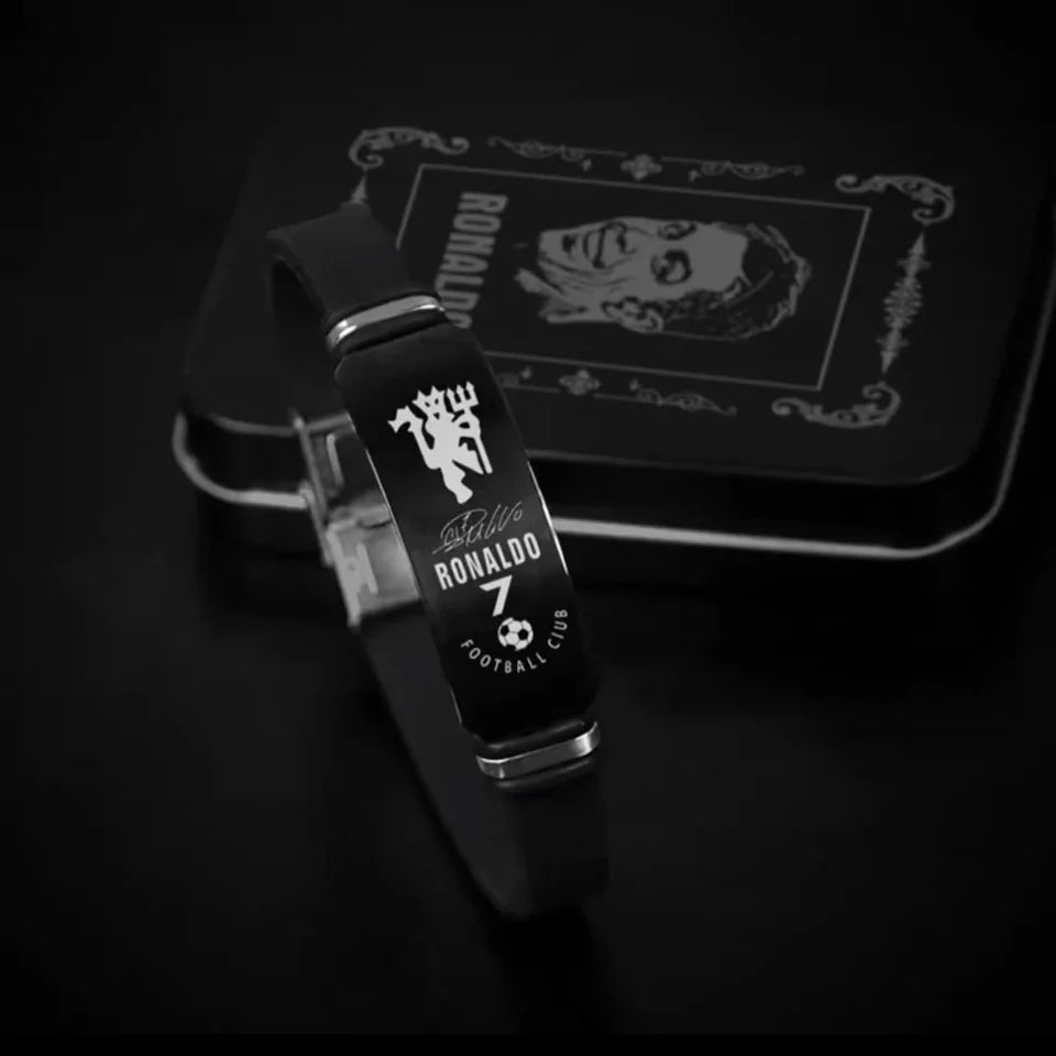 Football Star Peripheral Bracelet - Cristiano Ronaldo, Messi, Neymar, Mbappé - Sports Wristbands - Fan Birthday Gifts