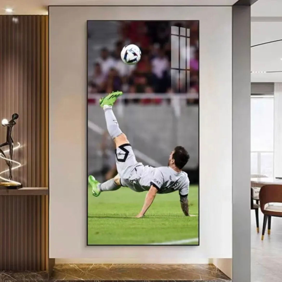 ARTE DE PARED DE LIONEL MESSI