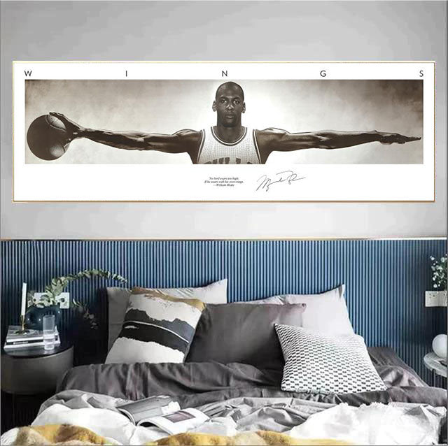 Michael Jordan Horizontal 3:1 WallArt