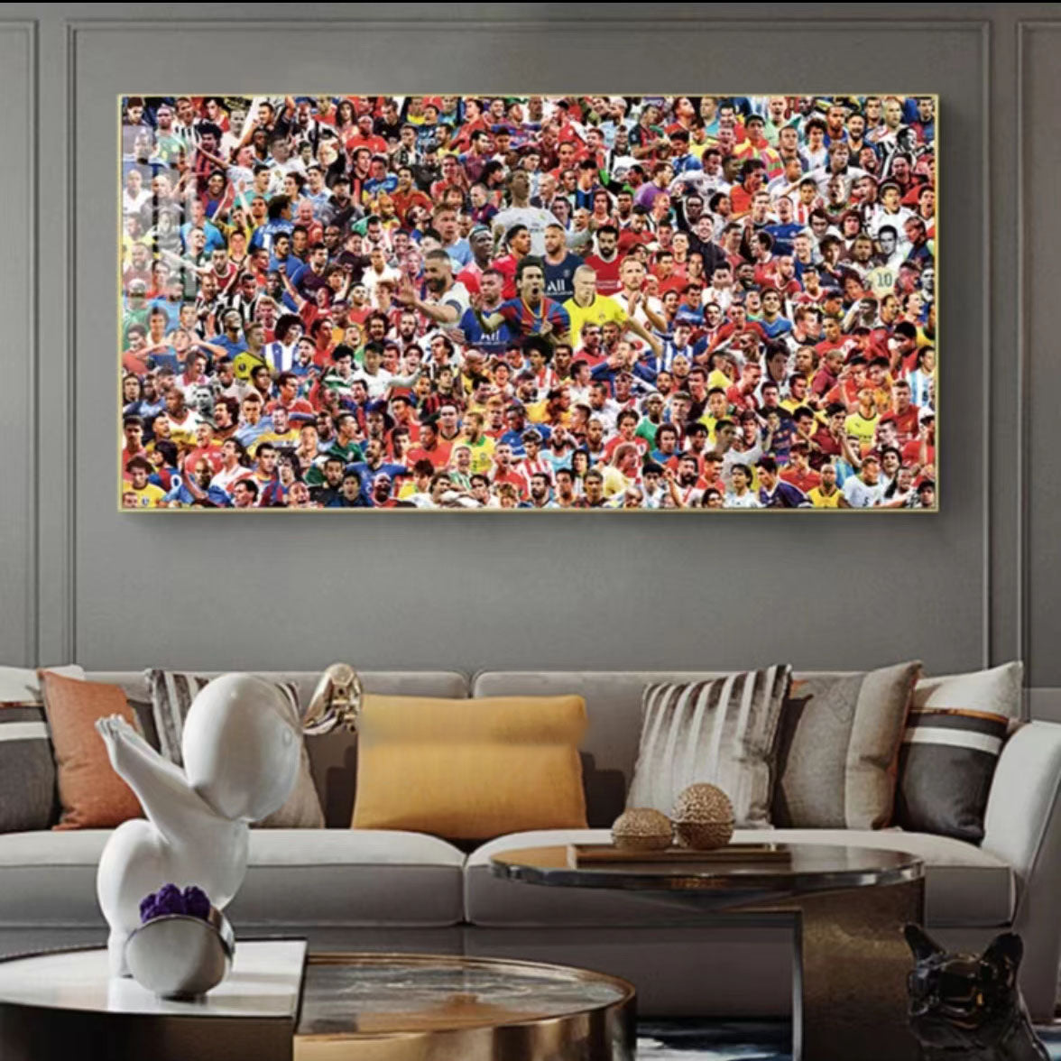 ART MURAL ALL-STAR DU FOOTBALL