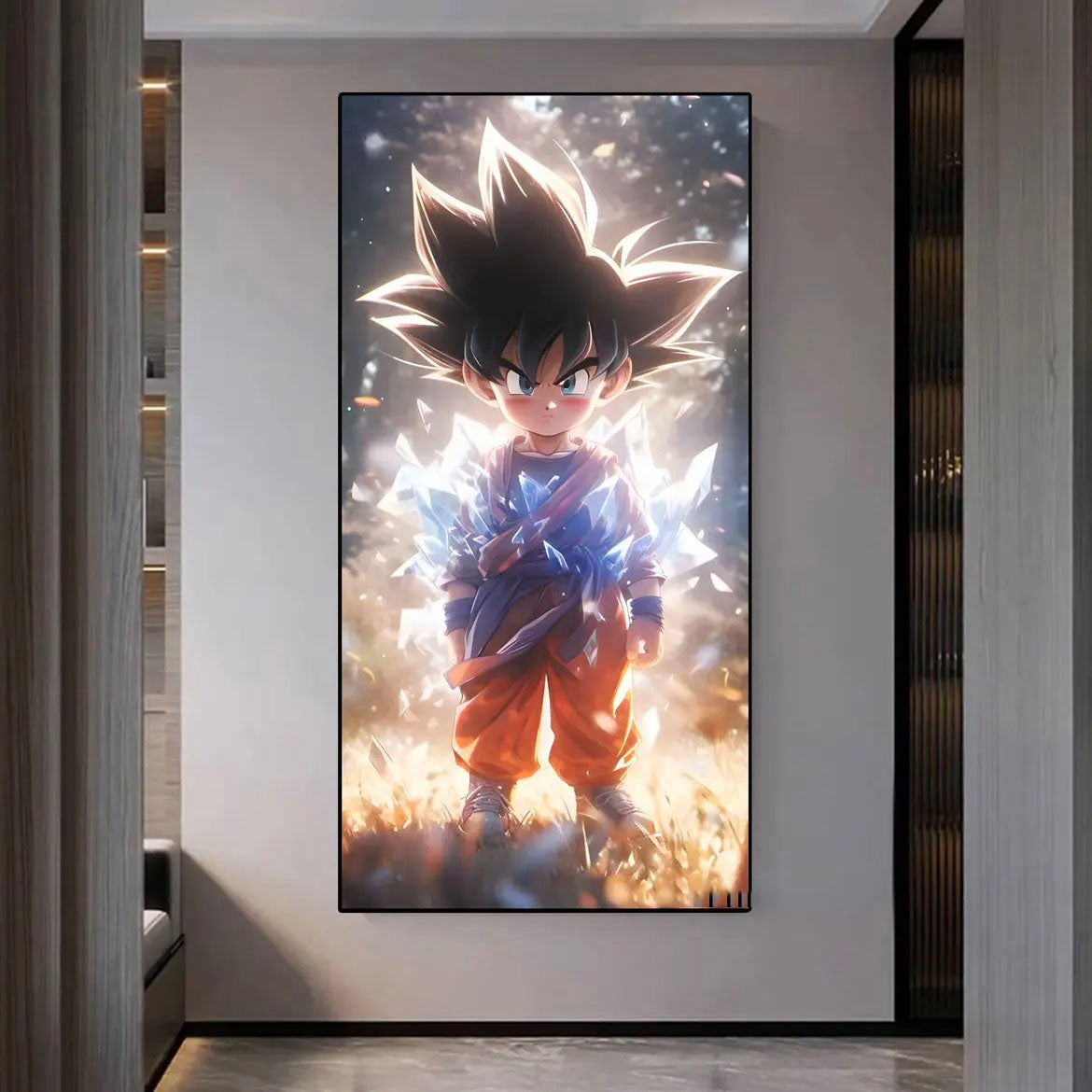 Dragon Ball (Akira Toriyama)WALL ART - Crystal Porcelain Painting - Aluminum Frame