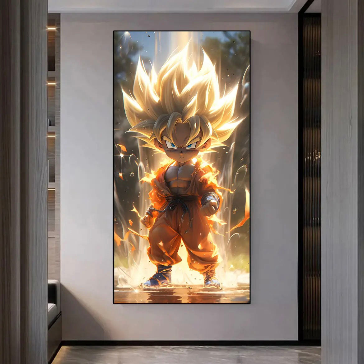 Dragon Ball (Akira Toriyama)WALL ART - Crystal Porcelain Painting - Aluminum Frame