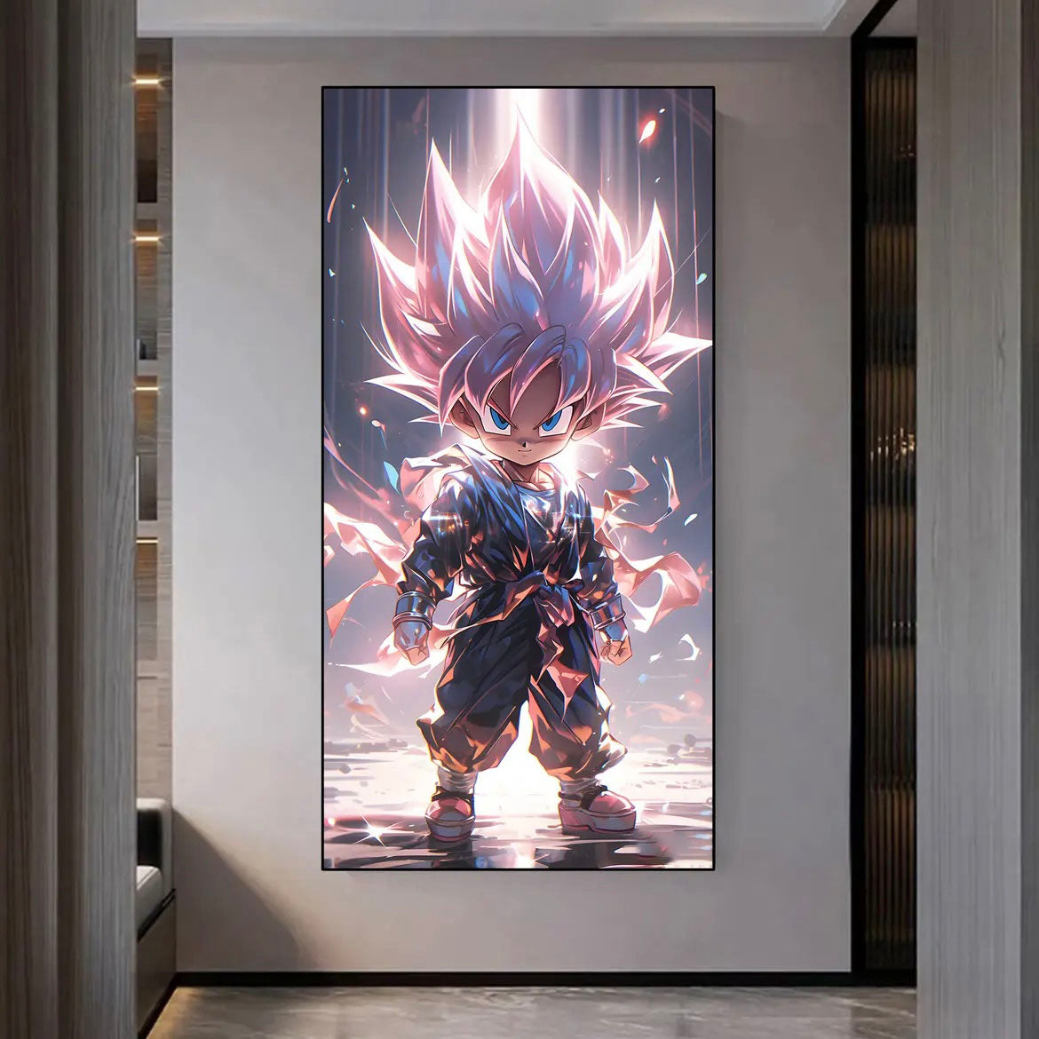 Dragon Ball (Akira Toriyama)WALL ART - Crystal Porcelain Painting - Aluminum Frame