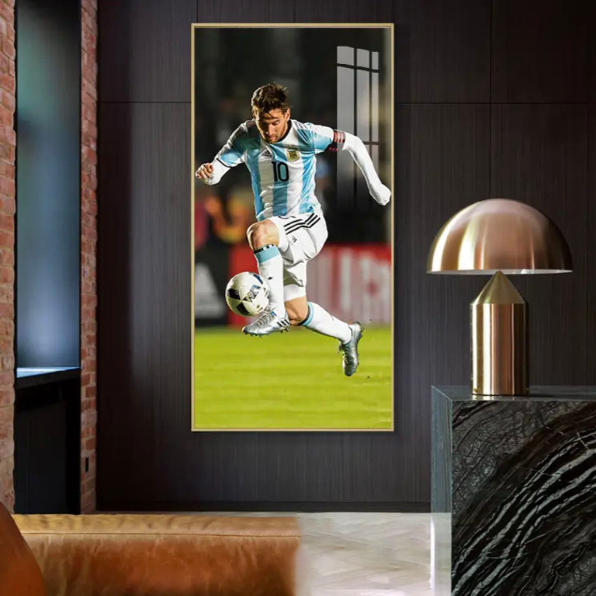 ARTE DE PARED DE LIONEL MESSI