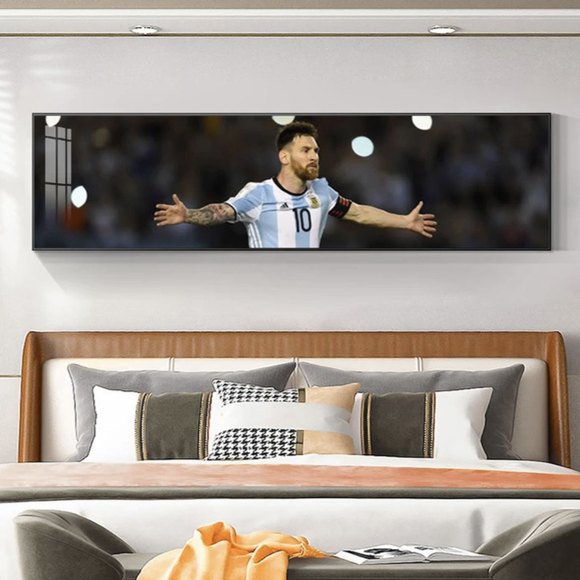 Lionel Messi Growth Story - Horizontal 3:1 Bedside WallArt