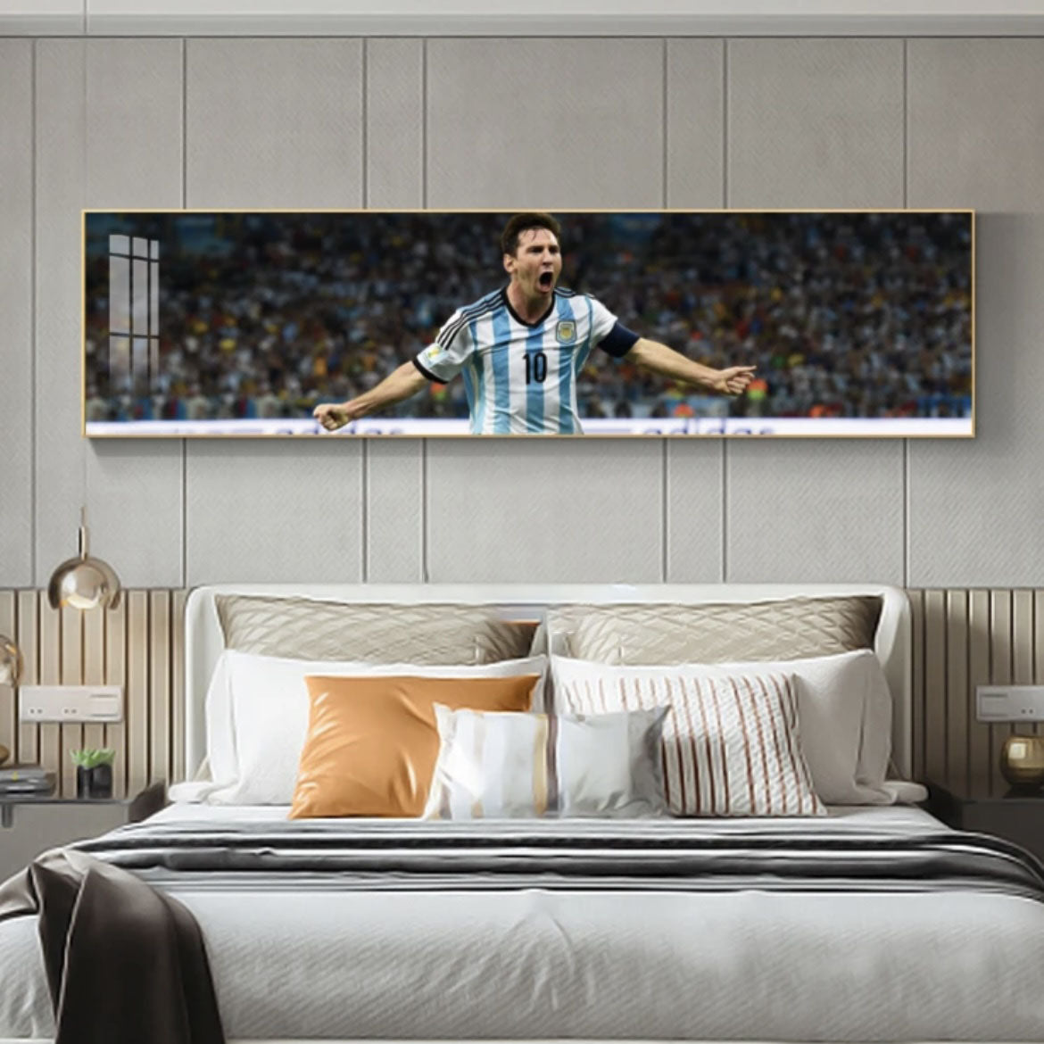 Lionel Messi Growth Story - Horizontal 3:1 Bedside WallArt