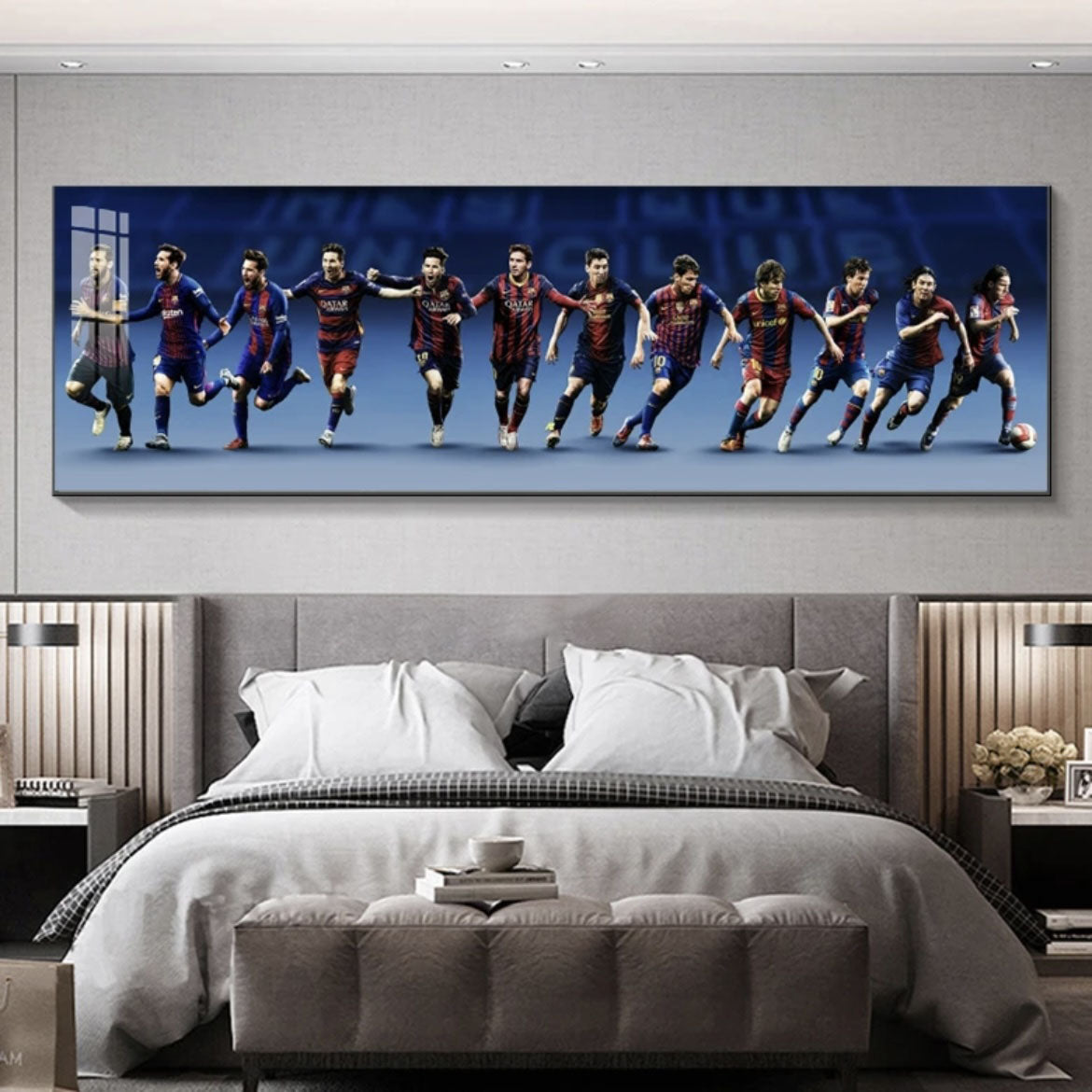 Lionel Messi Growth Story - Horizontal 3:1 Bedside WallArt