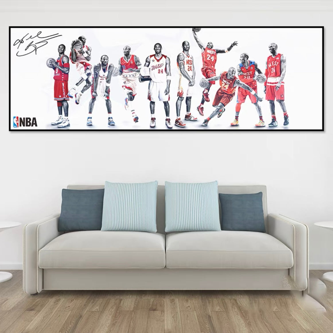 Arte de la pared de Kobe Bryant