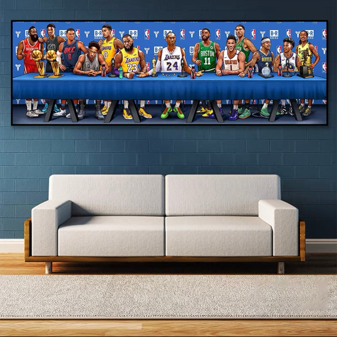 Arte de la pared de Kobe Bryant