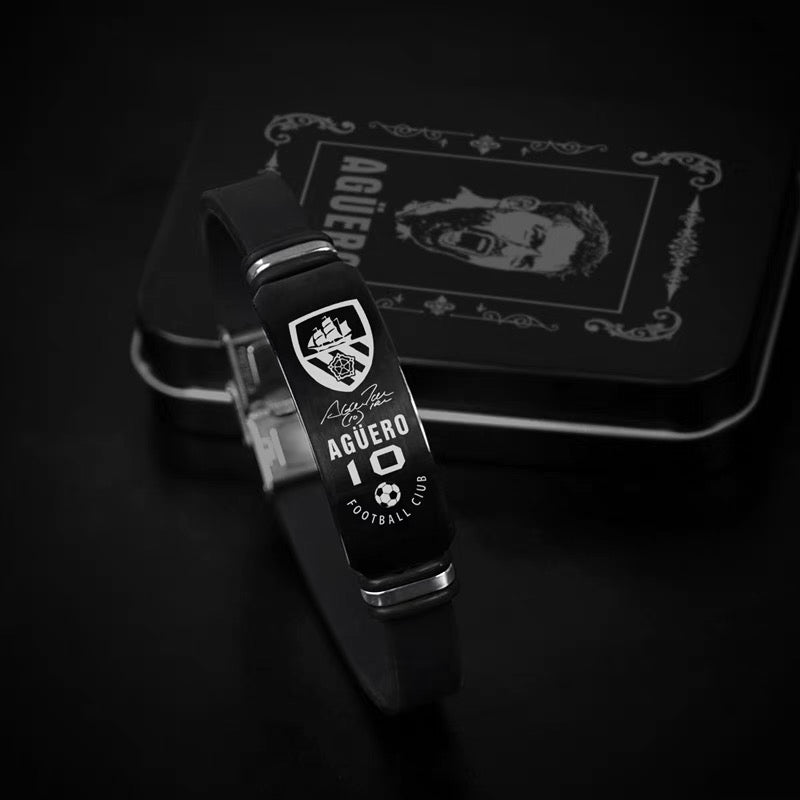 Football Star Peripheral Bracelet - Cristiano Ronaldo, Messi, Neymar, Mbappé - Sports Wristbands - Fan Birthday Gifts