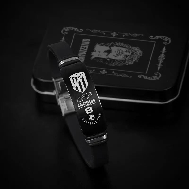 Football Star Peripheral Bracelet - Cristiano Ronaldo, Messi, Neymar, Mbappé - Sports Wristbands - Fan Birthday Gifts