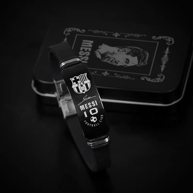 Football Star Peripheral Bracelet - Cristiano Ronaldo, Messi, Neymar, Mbappé - Sports Wristbands - Fan Birthday Gifts
