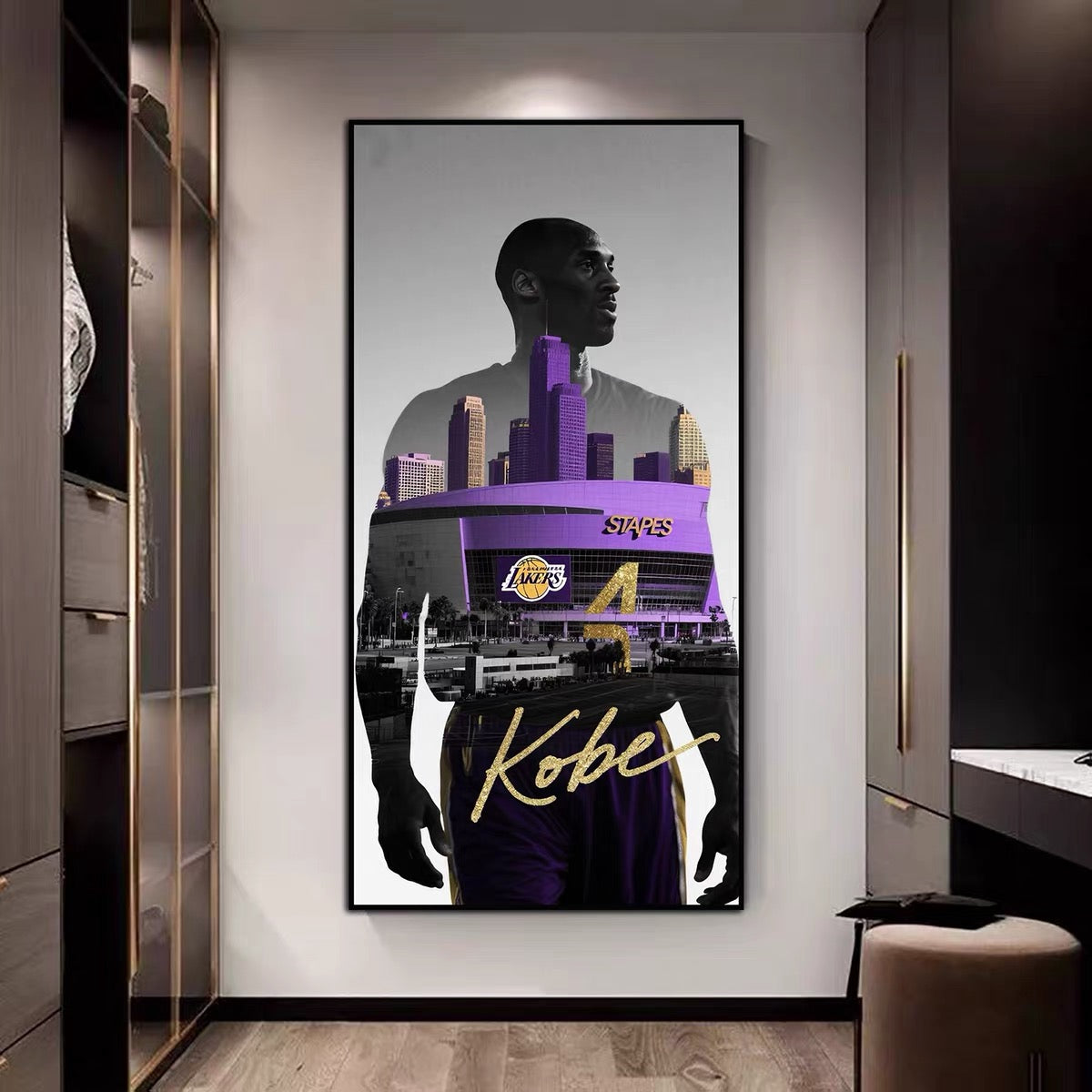Kobe Jordan O'Vertical 1:2 WallArt