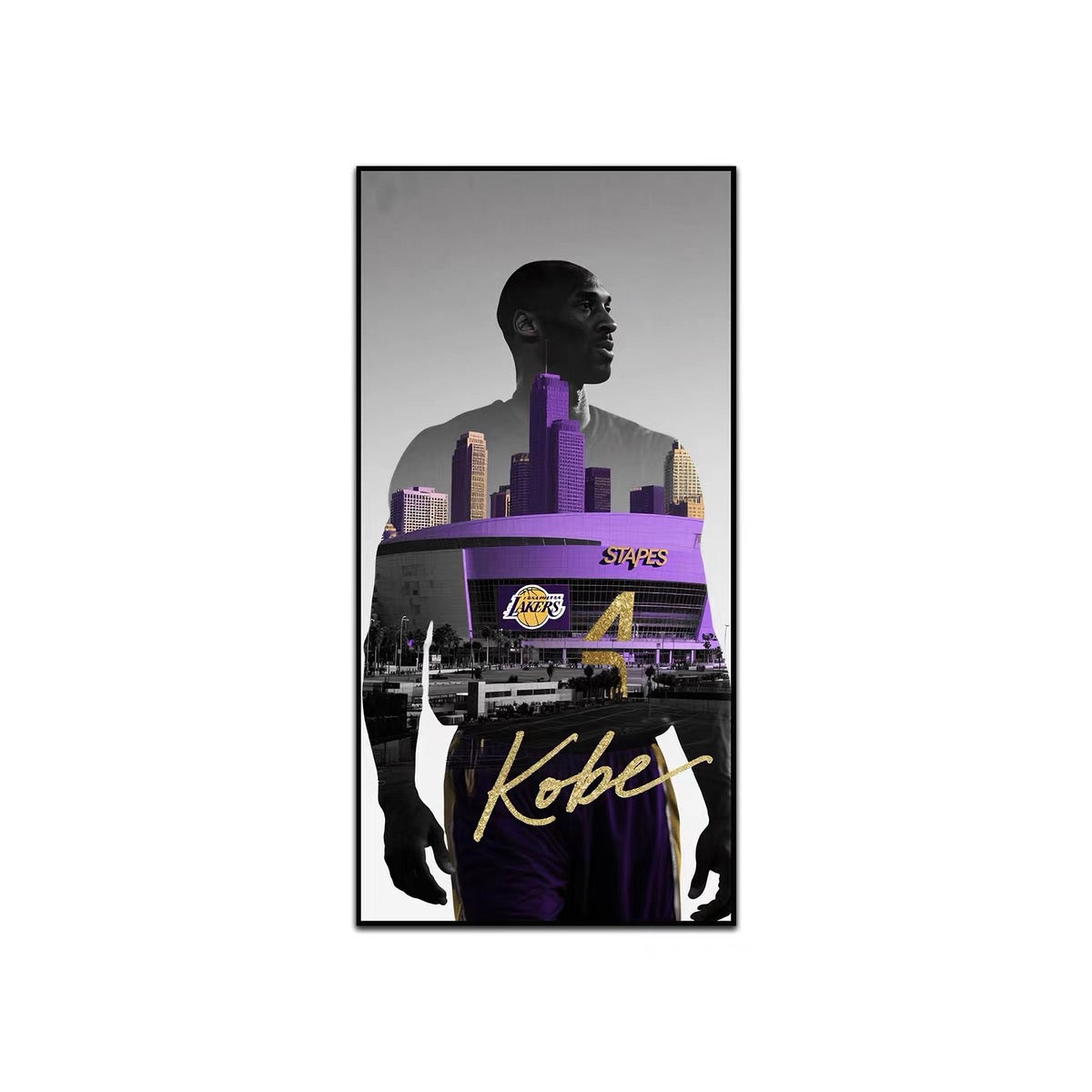Kobe Jordan O'Vertical 1:2 WallArt