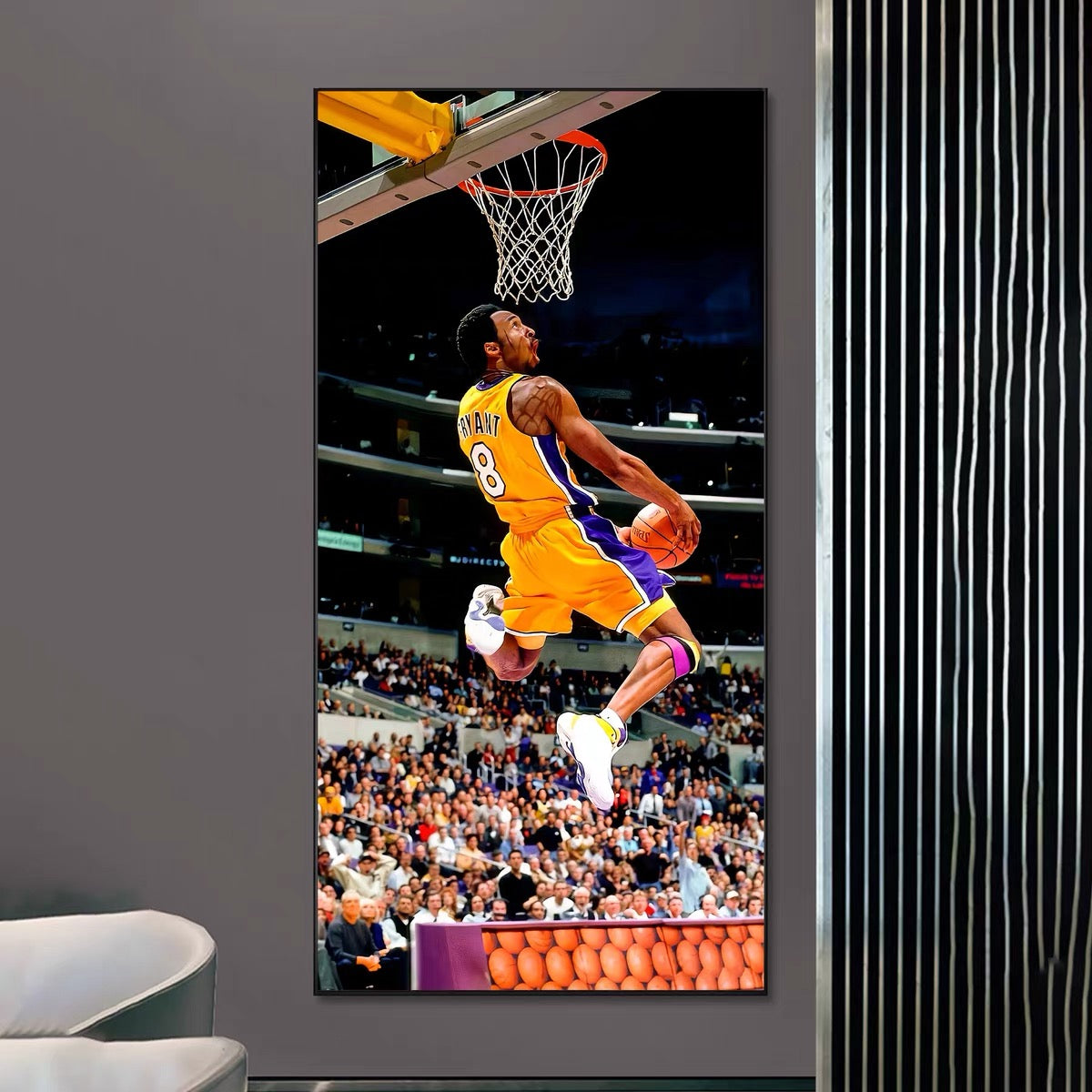 Kobe Jordan O'Vertical 1:2 WallArt