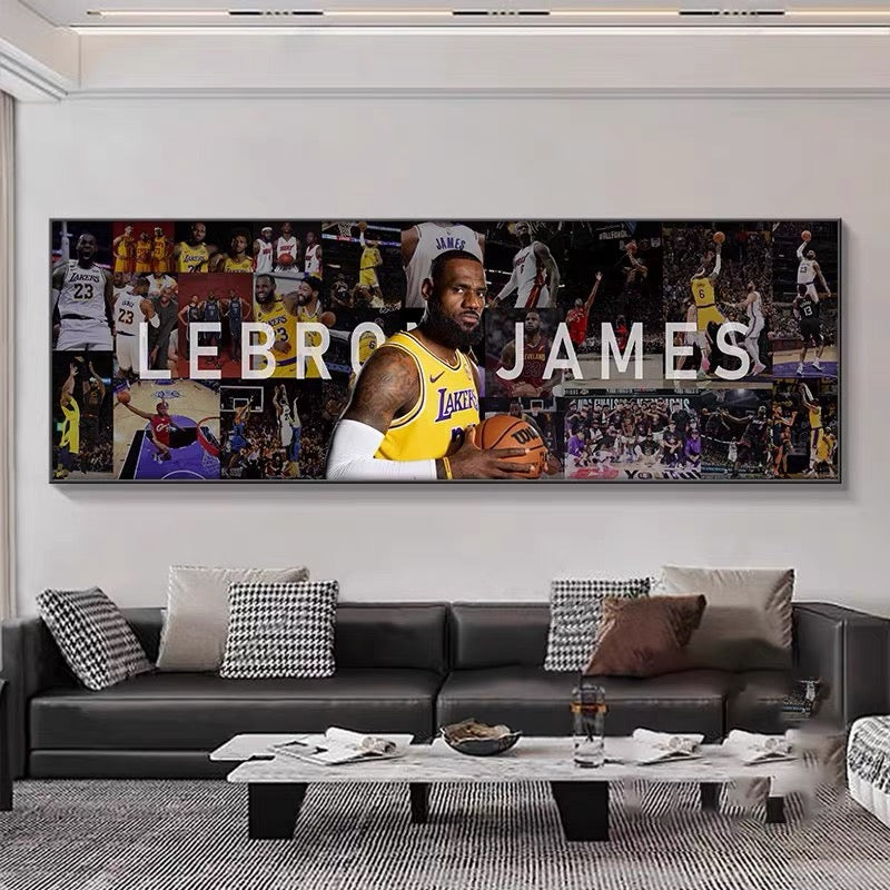 Arte de pared de LeBron James