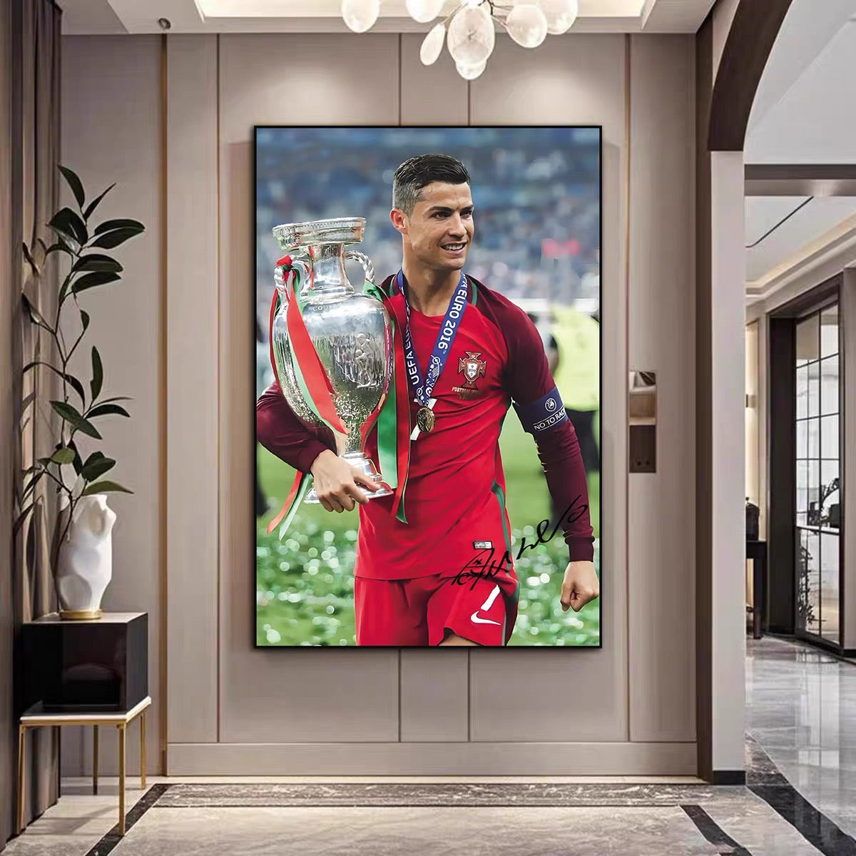 Cristiano Ronaldo Portugal Real Madrid - Vertical 2:3 WallArt