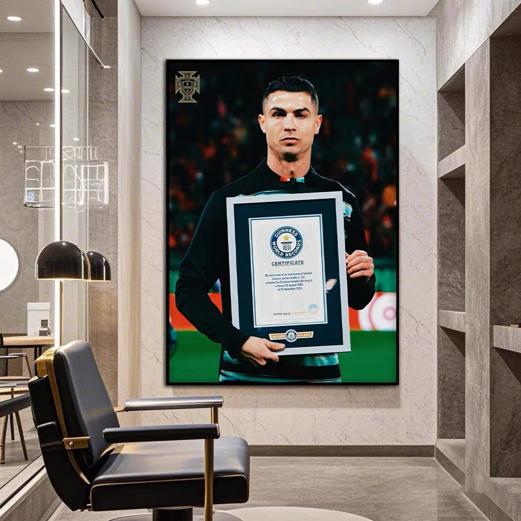 Cristiano Ronaldo Portugal Real Madrid - Vertical 2:3 WallArt