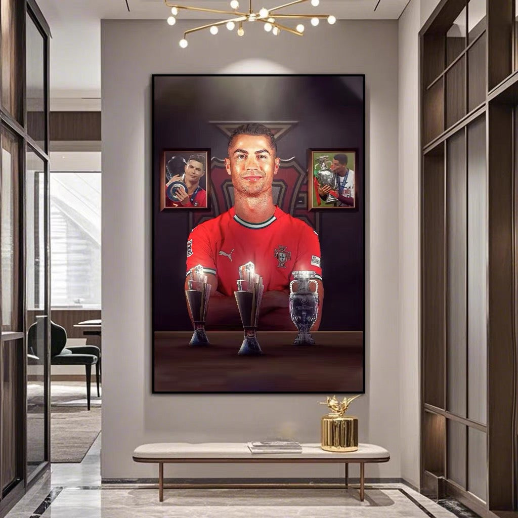 Cristiano Ronaldo Portugal Real Madrid - Vertical 2:3 WallArt