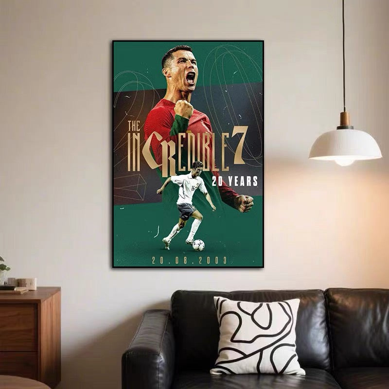 Cristiano Ronaldo Portugal Real Madrid - Vertical 2:3 WallArt