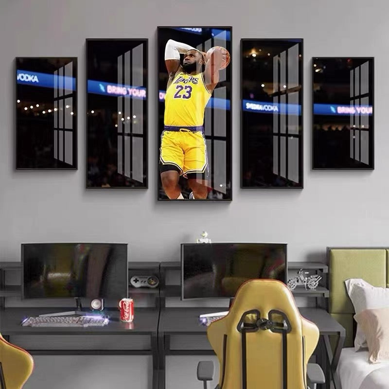 NBA Five-Panel Large Wall Art