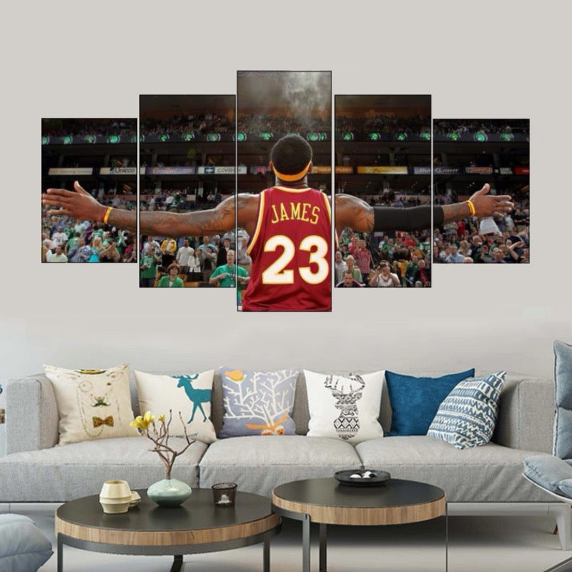 NBA Five-Panel Large Wall Art