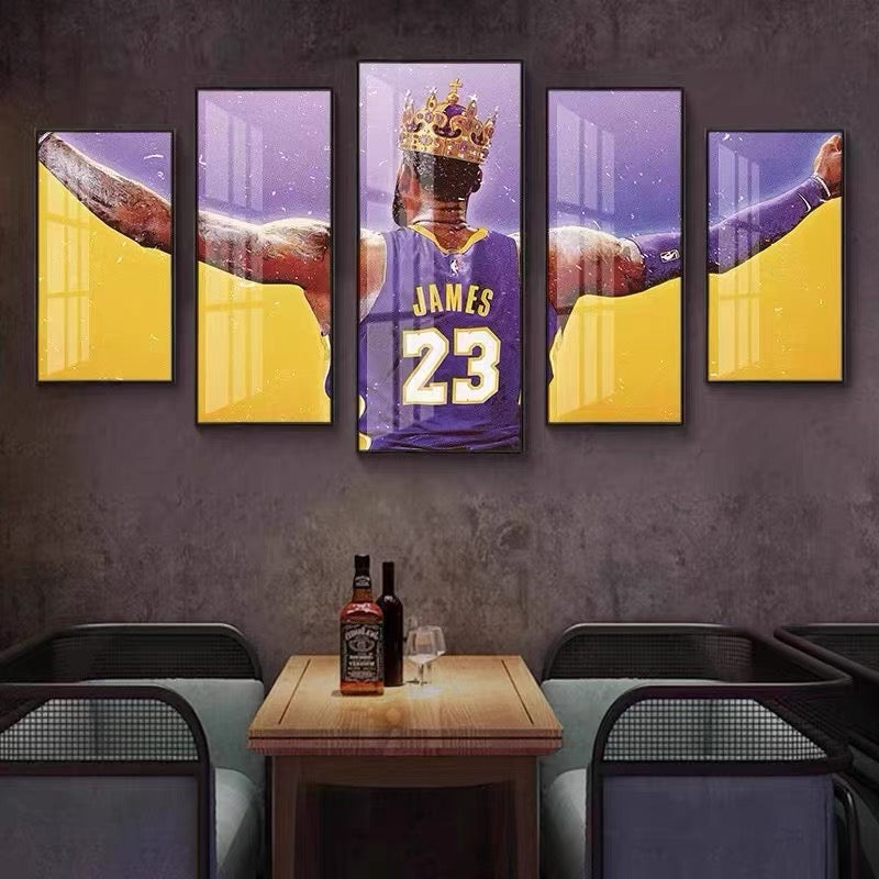 NBA Five-Panel Large Wall Art
