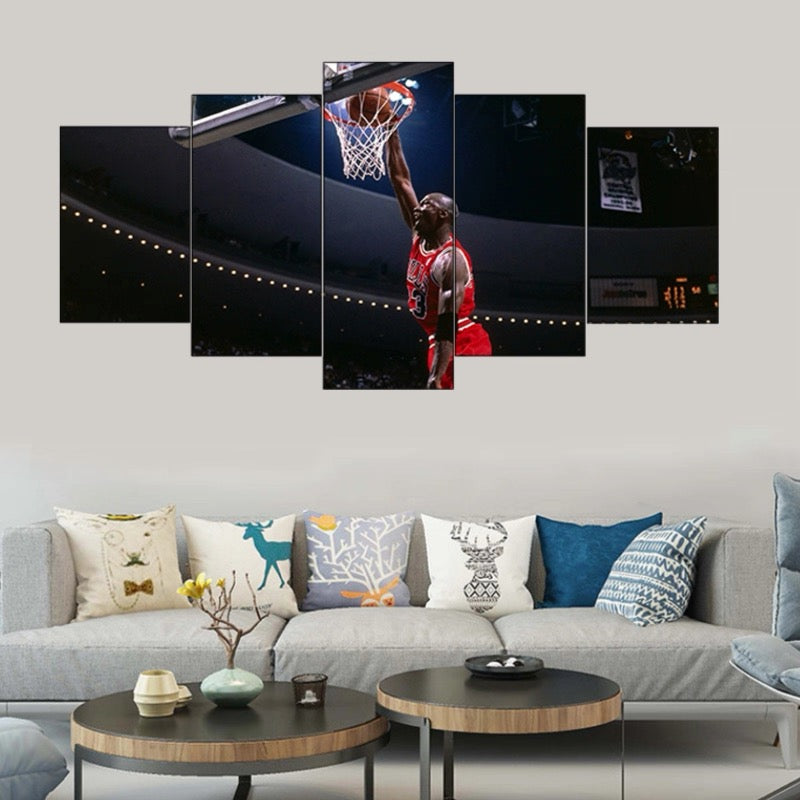 NBA Five-Panel Large Wall Art