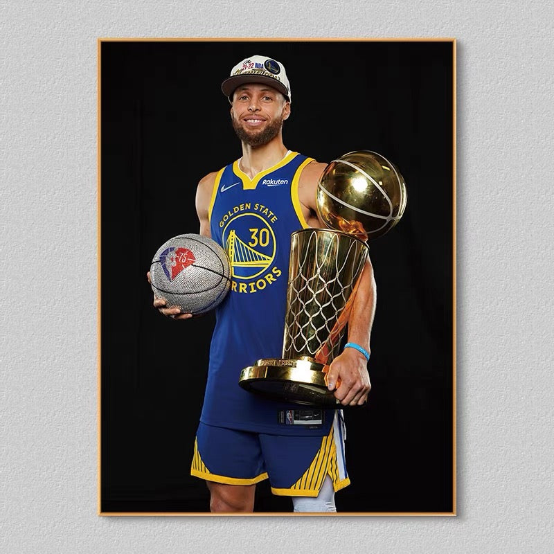 Stephen Curry Championship 🏆 Vertical 2:3 WallArt