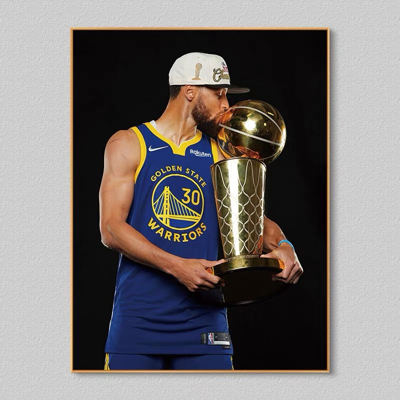 Stephen Curry Championship 🏆 Vertical 2:3 WallArt