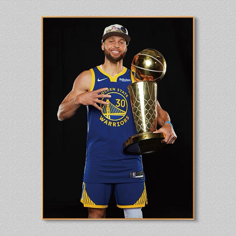 Stephen Curry Championship 🏆 Vertical 2:3 WallArt