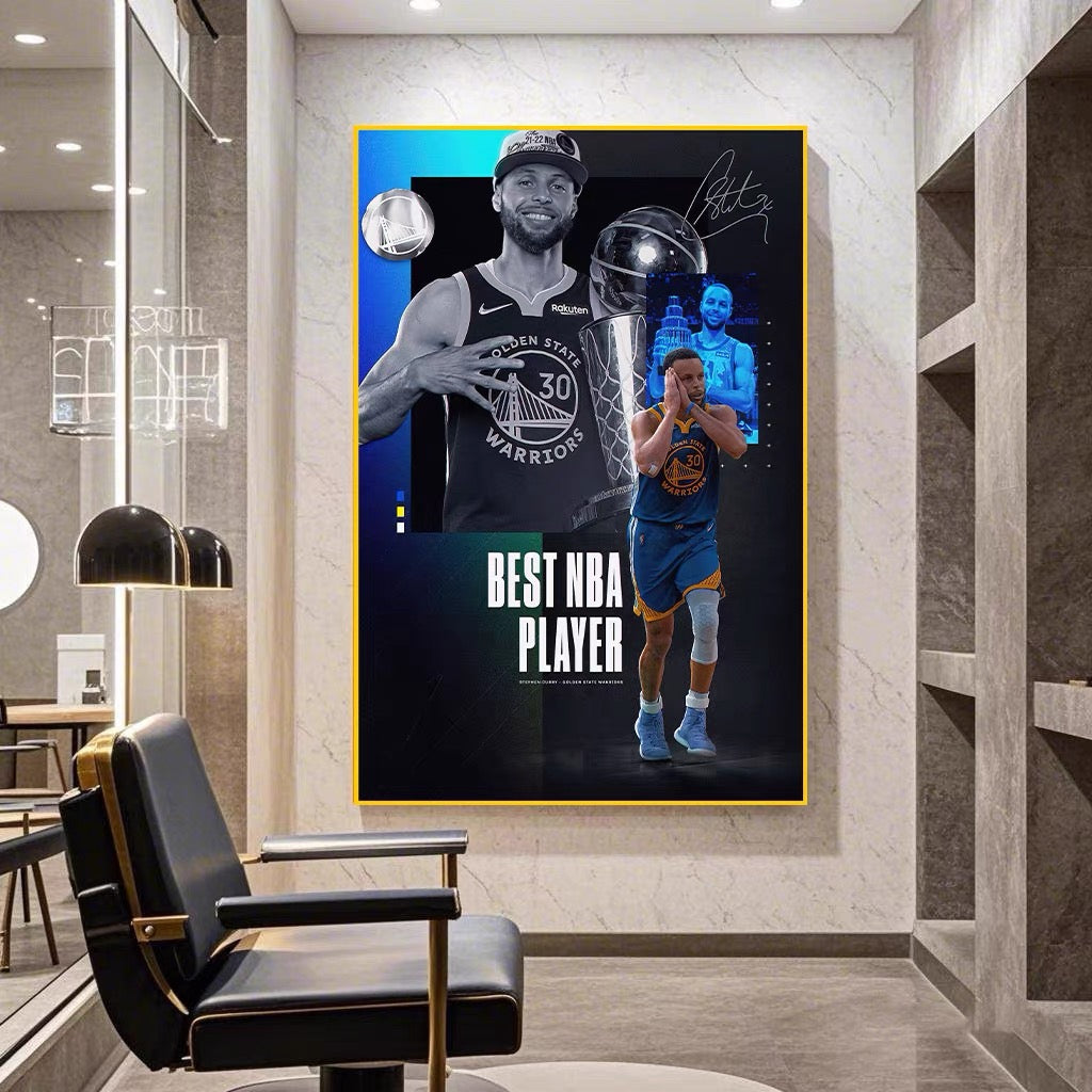 Stephen Curry Championship 🏆 Vertical 2:3 WallArt