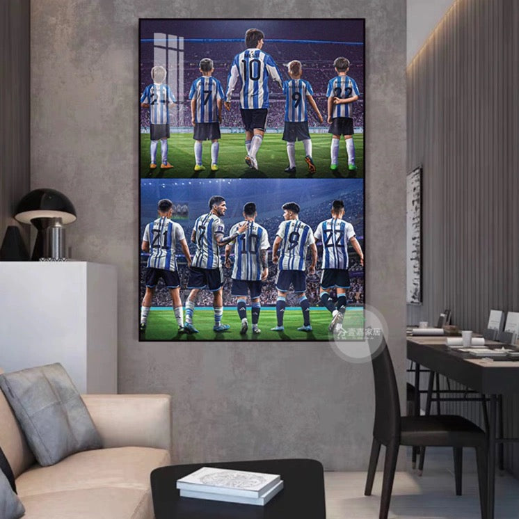 ART MURAL LIONEL MESSI