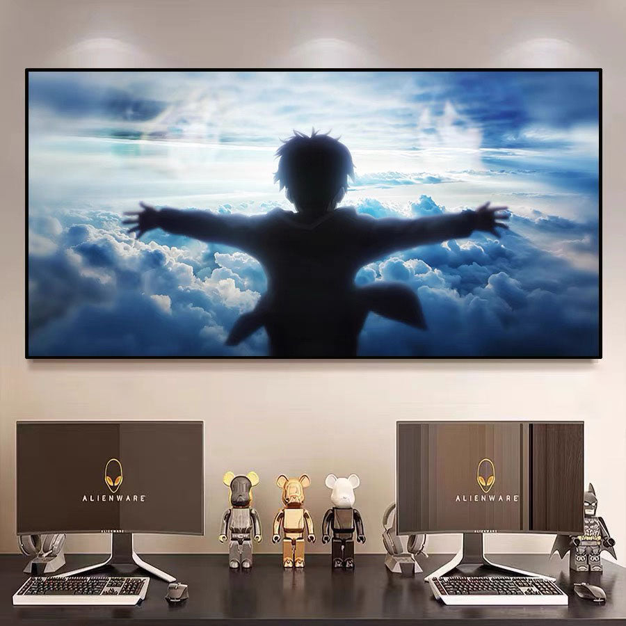 Attack on Titan(Hajime Isayama)WALL ART - Crystal Porcelain Painting - Aluminum Frame