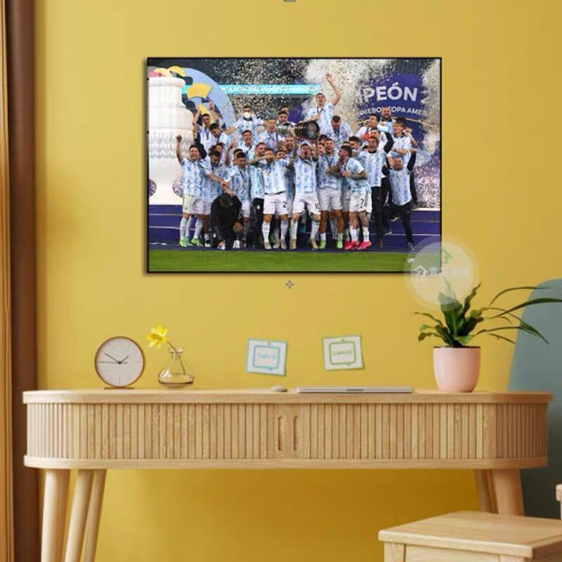 Lionel Messi 2024 Argentina Copa America Championship - Horizontal 3:2 WallArt