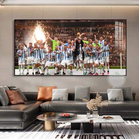 Lionel Messi Argentina 2022 World Cup - Horizontal 2:1 WallArt