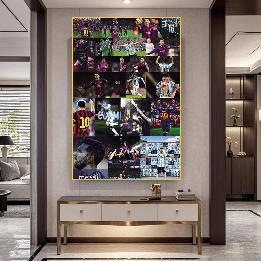 ART MURAL LIONEL MESSI