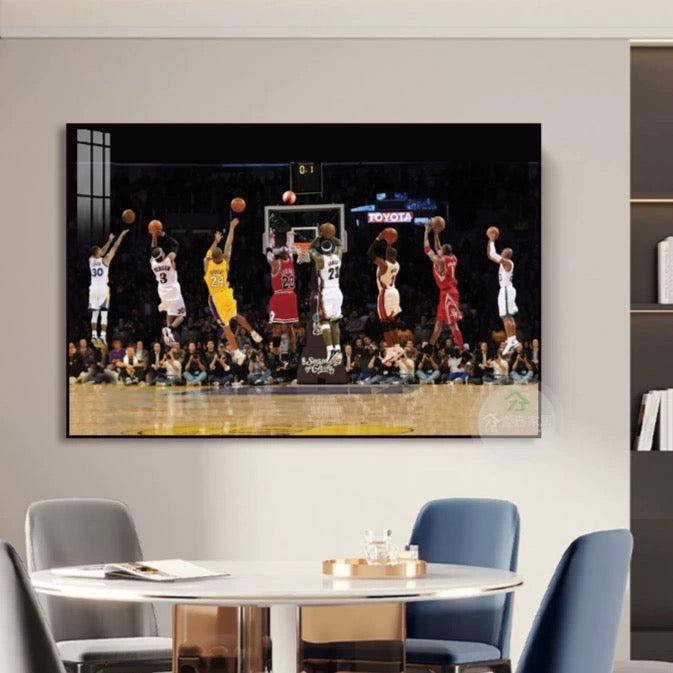 All Stars Eight-Player Shooting - Horizontal 3:2 WallArt
