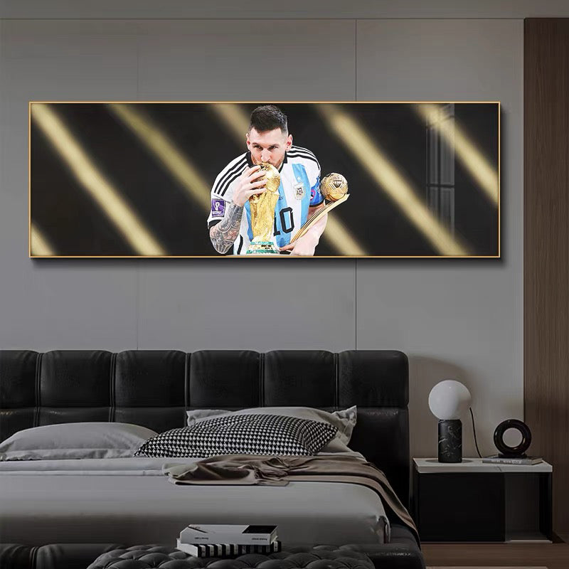Lionel Messi Argentina 2022 World Cup - Horizontal 3:1 WallArt