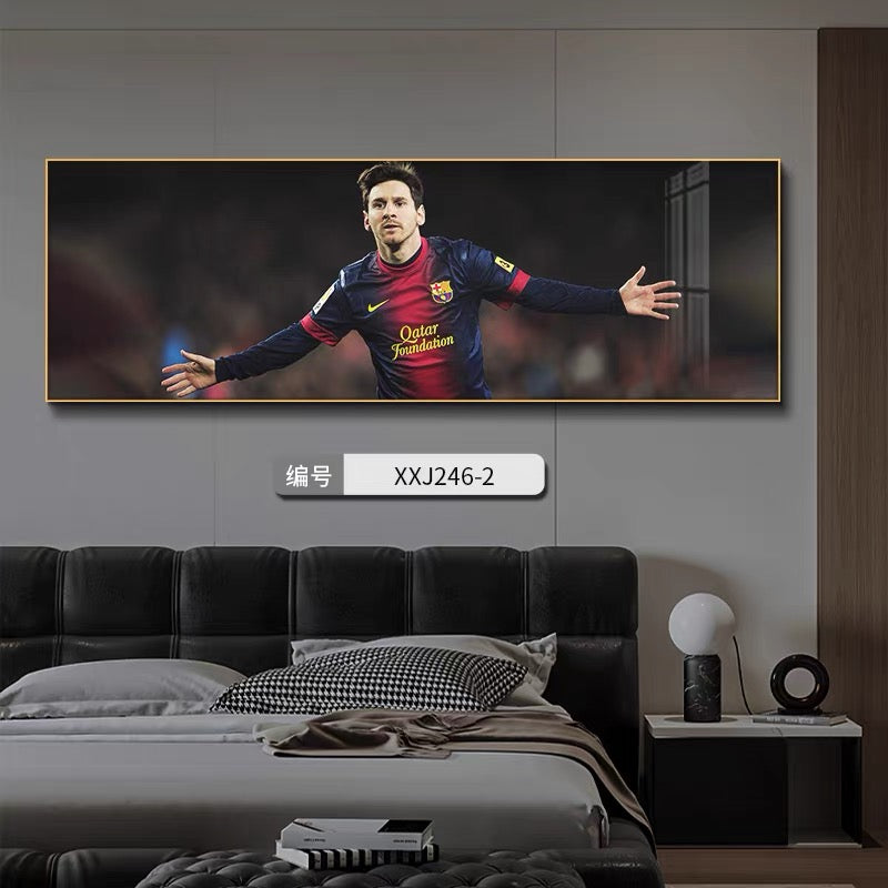 Lionel Messi Growth Story - Horizontal 3:1 Bedside WallArt
