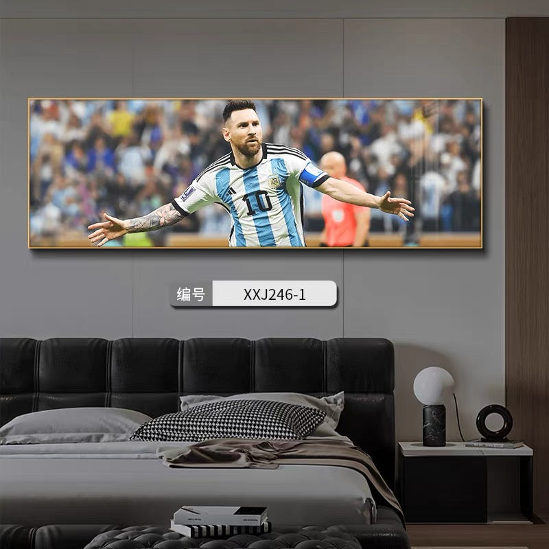 Lionel Messi Growth Story - Horizontal 3:1 Bedside WallArt