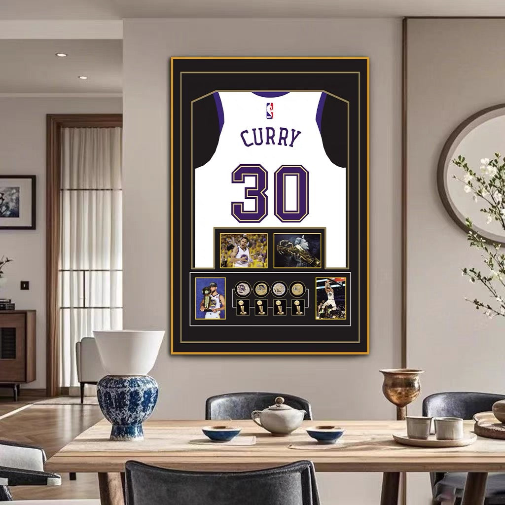 ARTE DE PARED DE JERSEY DE STEPHEN CURRY (JERSEY GRÁFICO)