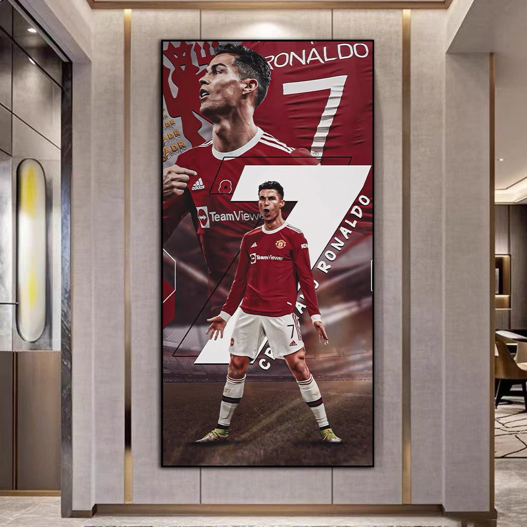 Cristiano Ronaldo Manchester United - Vertical 1:2 WallArt