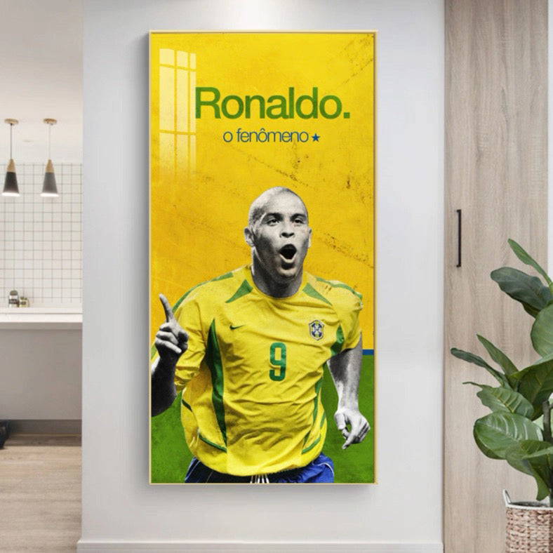 R9 Ronaldo Nazário - Vertical 1:2 WallArt