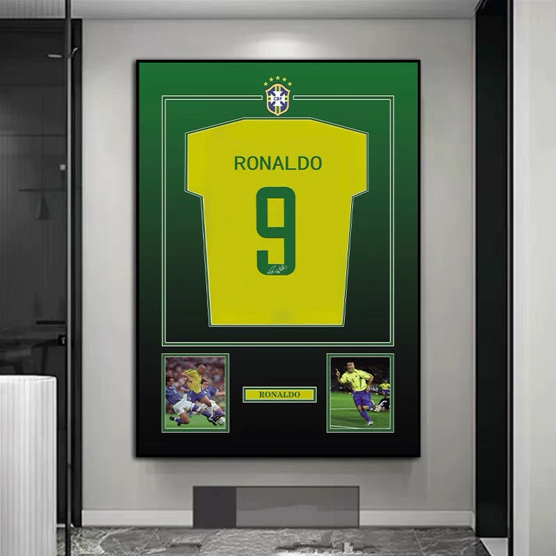 R9 Ronaldo Nazário Jersey WallArt (Graphic Jersey)