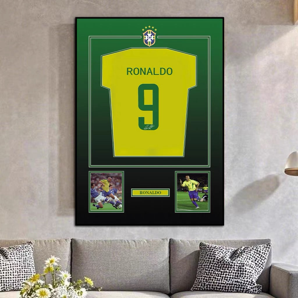 R9 Ronaldo Nazário Jersey WallArt (Graphic Jersey)