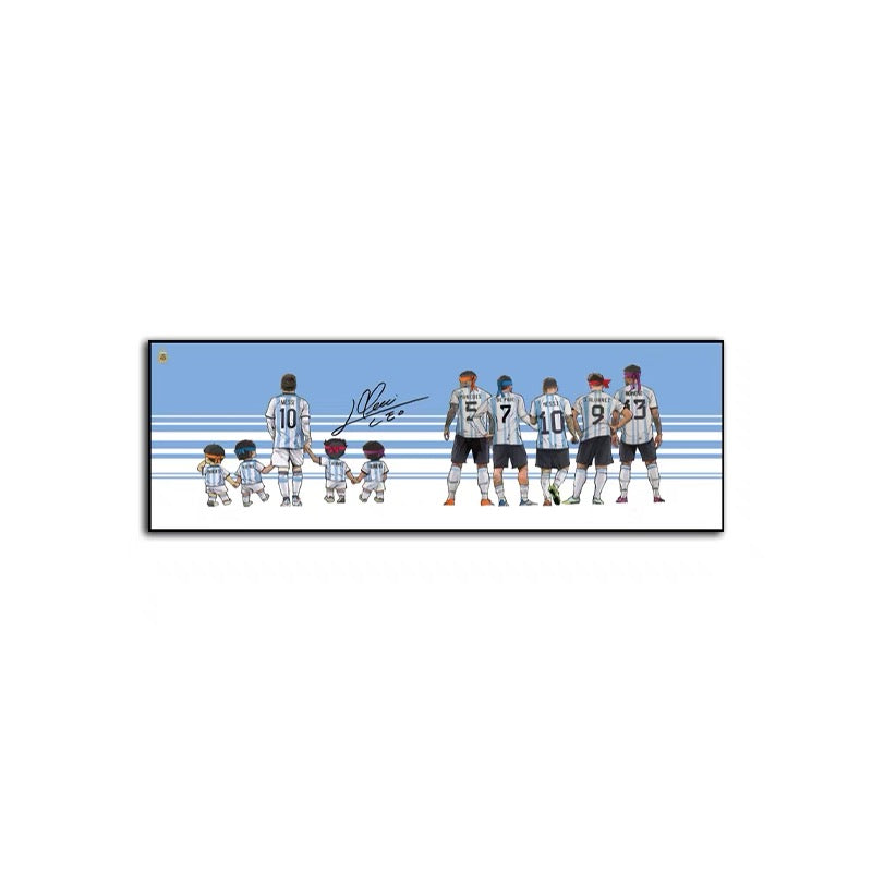 Lionel Messi Argentina 2022 World Cup - Horizontal 3:1 WallArt